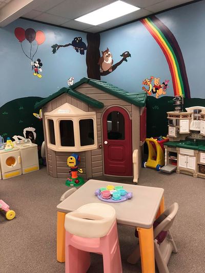Playhouse at the Prince Township Early ON learning center.